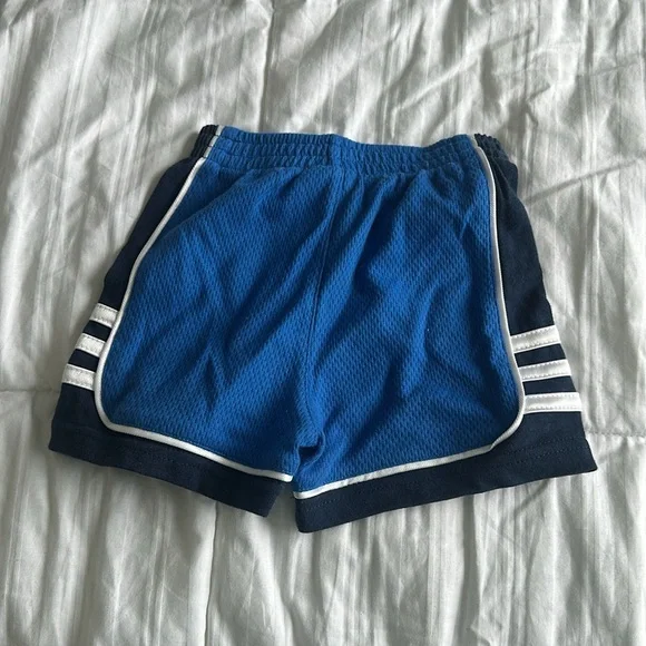 New Adidas babies Blue Athletic Shorts sz 6 months - Picture 4 of 4